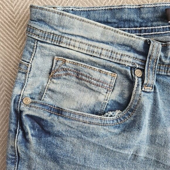 Abstract One Men’s Jeans Size 30x30 Blue Medium Wash Straight Stretch RN# 154176 - Picture 6 of 16